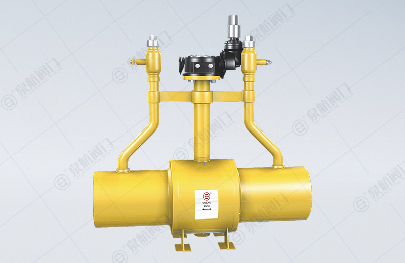 Natural Gas Dedicated Double Discharge Fully Welded Ball Valve